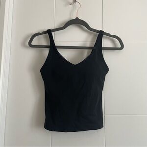 Black Activewear Yoga Tank